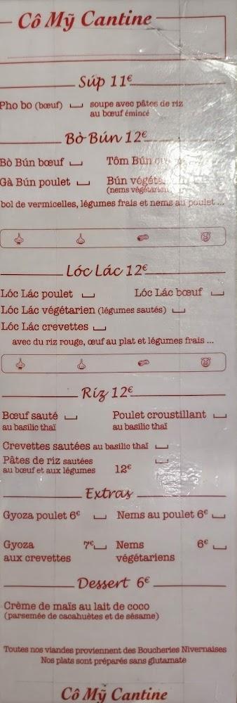 Cô My Cantine - Menu Image 4